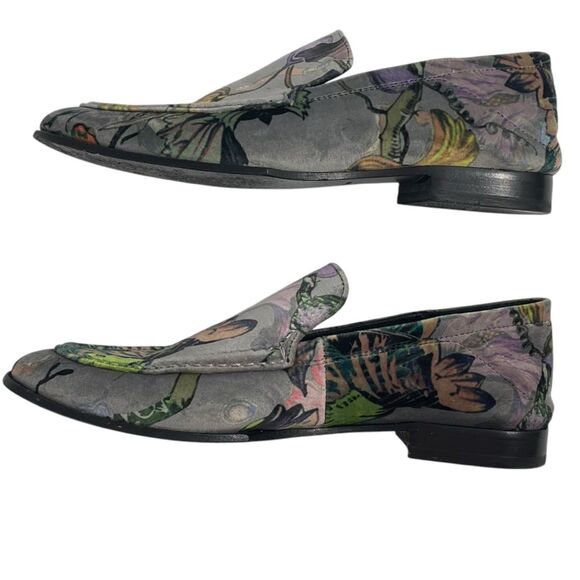 Rag & Bone Alix Velvet Convertible Mules Size EU 37 Floral Loafers - Picture 6 of 12